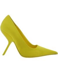 Ferragamo - Ferragamo Eva X5 Pointed-Toe Satin Pumps - Lyst