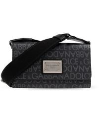 Dolce & Gabbana - Shoulder Bag With Logo - Lyst