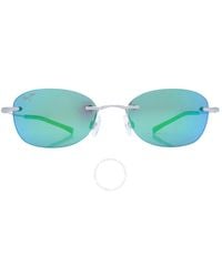 Maui Jim - Aki Aki Mauigreen Oval Sunglasses Gm333-17m 50 - Lyst