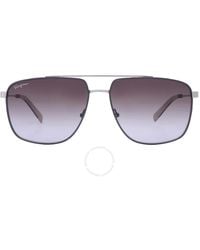 Ferragamo - Grey Gradient Navigator Sunglasses Sf239s 758 60 - Lyst