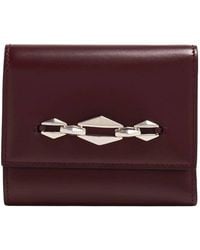 Jimmy Choo - Marinda Diamond -Chain Leather Wallet - Lyst