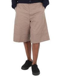 Ambush - Kaki Cotton Knee-Length Shorts - Lyst