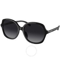 COACH - Grey Gradient Square Sunglasses Hc8360u 5002t3 57 - Lyst