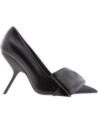 Ferragamo - Erica 105 Leather Bow Stiletto Pumps - Lyst