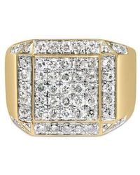 Haus of Brilliance - 10K 2 1/8 Cttw Diamond Composite Cluster Cocktail Ring Band - Lyst