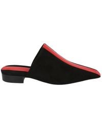Ferragamo - Ferragamo Selestina Stripe-Detail Mules - Lyst