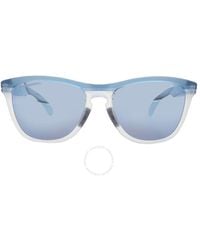Oakley - Frogskins Range Prizm Deep Water Polarized Square Sunglasses Oo9284 928409 55 - Lyst