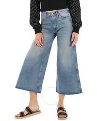 Gucci - Ladies Denim Pants With Patches, Waist - Lyst