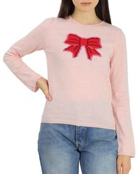 Comme des Garçons - Girl Long Sleeve Bow Embroidered Sweater - Lyst