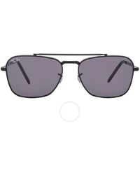 Ray-Ban - New Caravan Dark Gray Square Sunglasses Rb3636 002/b1 55 - Lyst