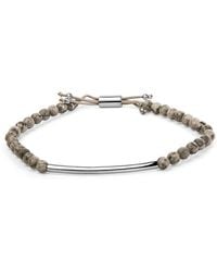 Haus of Brilliance - Sterling Jasper Bead Station Bracelet Bolo Clasp - Lyst