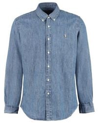 Polo Ralph Lauren - Custom Fit Cotton Denim Shirt - Lyst