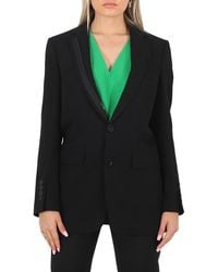 Burberry - Ladies Tailored Single-Breasted Blazer Jacket, Brand Size 4 (Us - Lyst