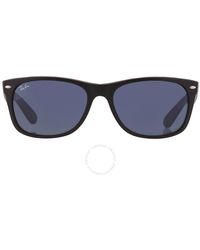Ray-Ban - New Wayfarer Blue Square Sunglasses Rb2132 622/r5 58 - Lyst