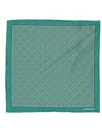Ferragamo - Ferragamo Geometric Pattern Pocket Square - Lyst