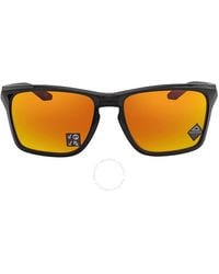 Oakley - Sylas Polarized Prizm Ruby/yellow Red Rectangular Sunglasses Oo9448 944805 - Lyst