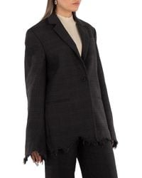 JW Anderson - Ladies Distressed-Effect Blazer - Lyst