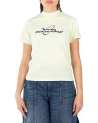 Stella McCartney - Ladies Logo-Print Short-Sleeve T-Shirt, Brand Size 36 (Us - Lyst