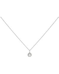 Haus of Brilliance - 10K 5Mm Cultured Pearl And Diamond Accent Halo Pendant Necklace - Lyst
