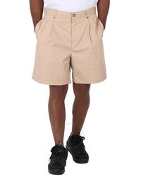 Burberry - Soft Fawn Chino Cotton Shorts - Lyst
