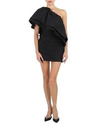 ROTATE BIRGER CHRISTENSEN - Off-shoulder Ruffled Minidress - Lyst