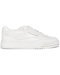 Reebok - Club C Ltd Cracked Leather Low-Top Sneakers - Lyst