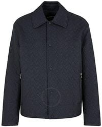 Emporio Armani - Embroidered Regular-Fit Jacket, Brand Size 48 Us - Lyst