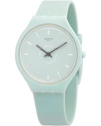 Swatch Ashbaya Quartz Green Dial Ladies Watch | Lyst UK
