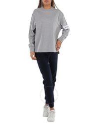 Thom Browne - 4-Bar Long-Sleeve Cotton Jersey Ruby T-Shirt, Brand Size 42 (Us - Lyst