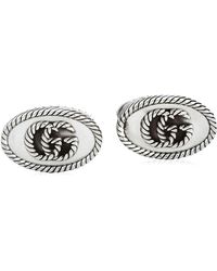 Gucci - Double G Cufflinks - Lyst