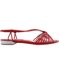 Ferragamo - Ferragamo Alexis Strappy Flat Sandals, Size 7 C - Lyst
