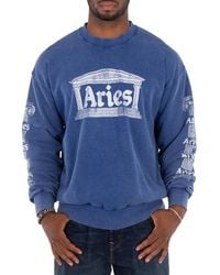 Aries - Aged Ancient Column Cotton Sweater - Lyst