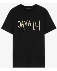 Roberto Cavalli - Logo Print Slim-Fit Cotton T-Shirt - Lyst