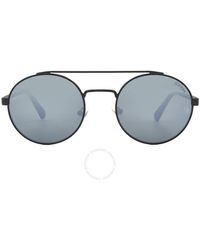 Guess - Green Mirror Round Sunglasses Gu6940 02q 53 - Lyst