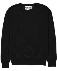 Moschino - Teddy Bear Jacquard Knitted Sweater - Lyst