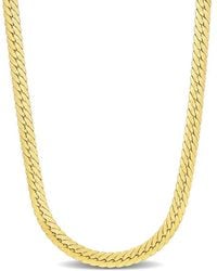 Amour - Herringbone Chain Necklace - Lyst
