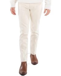 Fendi - Straight Leg Embellished Logo Pants, Waist - Lyst