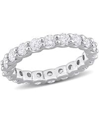 Created Forever - 2 Ct Tgw Lab Created Diamond Eternity Band - Lyst