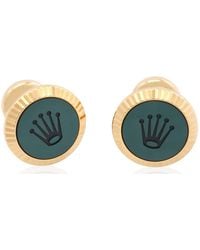 Rolex - 18 Kt Fluted Cufflinks - Lyst