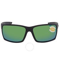 Costa Del Mar - Reefton Green Mirror Polarized Polycarbonate Sunglasses Rft 01 Ogmp 64 - Lyst