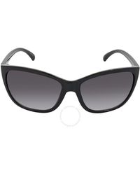 Calvin Klein - Grey Gradient Oversized Sunglasses Ck19565s 001 60 - Lyst