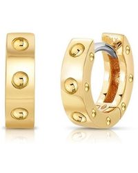 Roberto Coin - 18K Pois Moi Symphony Hoop Earrings - Lyst