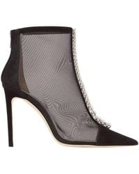 Jimmy Choo - Bing 100 Mesh Ankle Boots, Brand Size 39 Us - Lyst