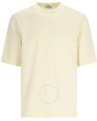 Burberry - Striped Logo-Embroidered T-Shirt - Lyst