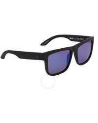 Spy - Discord Hd Plus Bronze With Blue Spectra Mirror Square Sunglasses 673119374280 - Lyst