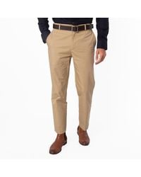 Burberry - Ekd Logo Cotton Tailored Trousers, Brand Size 46 Waist - Lyst