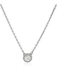 Swarovski - Constella Round Cut Pendant Necklace - Lyst