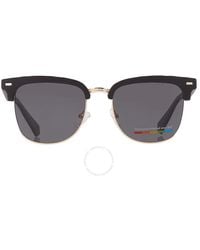 Polaroid - Polarized Grey Square Sunglasses Pld 4121/s 0003/m9 52 - Lyst