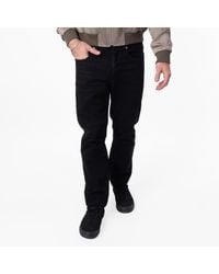 Saint Laurent - Straight Baggy Jeans, Waist - Lyst
