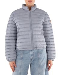 Save The Duck - Quilted Long Sleeve Padded Jacket, Brand Size 1 - Lyst